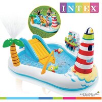 INTEX  Fishing Fun Play Center Inflatable Kiddie Pool 57162NP