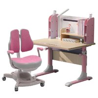 Height Adjustable Children Kids Ergonomic Study Desk 80cm Pink AU