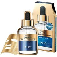 AHC Premium Hydra Gold Foil Mask Soothing Enhancer Whitening Anti Wrinkle 5pc x 25g