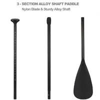 Alloy Adjustable 2-part SUP Paddle Stand Up Paddle Board Edge Guard 160-215cm Double