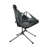 Camping Chair Foldable Swing Luxury Recliner Relaxation Swinging Comfort Lean Back Outdoor Folding Chair Outdoor Freestyle Portable Folding Rocking Ch