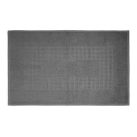 Microfiber Soft Non Slip Bath Mat Check Design (Anthrazit)