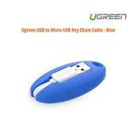 UGREEN USB to Micro USB Key Chain Cable - Blue (30309)