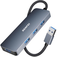 BENFEI USB 3.0 4-port Hub USB A Splitter Ultra-Slim