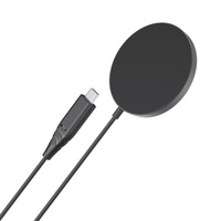 CHOETECH T518-BK15W Removable Fast Wireless Magenetic Charger for iPhone12/13/14/15 &amp; More with 1M Cable