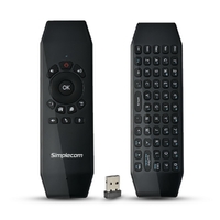Simplecom RT150 2.4GHz Wireless Remote Air Mouse Keyboard with IR Learning