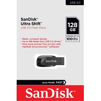 SanDisk  128GB Ultra Shift  USB 3.0 Flash Drive SDCZ410-128G-G46 