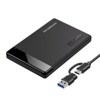 Simplecom SE109 Tool-free 2.5&quot; SATA HDD SSD to USB-C Enclosure USB 3.2 Gen 1