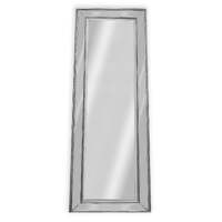 Medium Silver Beaded Framed Mirror - 70cm x 170cm