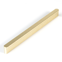 Solid Zinc Furniture Kitchen Bathroom Cabinet Handles Drawer Bar Handle Pull Knob Gold 160mm