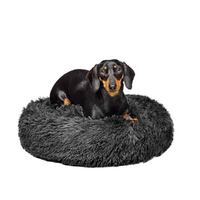 Fur King &quot;Aussie&quot; Calming Dog Bed  - Grey - 60 CM - Small