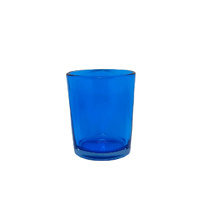 20 Pack Blue Glass Votive Tealight Candle Holders House Party Cenrepiece Xmas Wedding Decor Glass Candlestick Party Decorations Bridal Baby Shower Eve