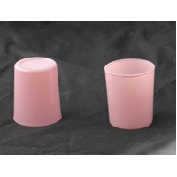 40 Pack Blush Pink Glass Votive Tealight Candle Holders House Party Cenrepiece Xmas Wedding Decor Glass Candlestick Party Decorations Bridal Valentine