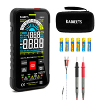 KAIWEETS Digital Multimeter Voltmeter Smart Electrical Tester Measures Voltage Current Resistance Continuity Duty-Cycle Capacitance Temperature Freque