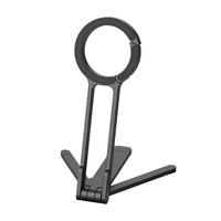 ULANZI MA30 Magnetic Phone Tripod Stand for iPhone - Aluminium Maglock Smartphone Mini Tripod Pocket Cell Phone Stand Dual-Sided Magnet Quick Mount Co