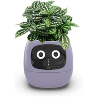 Intelligent Flower Pot, Electronic Bud, Maintenance Plant Assistant, Fun Interactive Flower Pot, Indoor Green Planting Monitoring, LCD Screen Display,