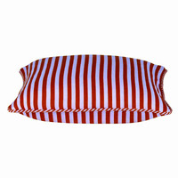 Dandi Orange &amp; White Striped Nautical Cushion Cover 40x40cm