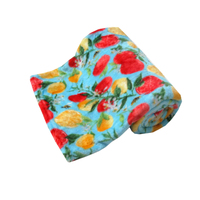 190GSM Fashion Printed Ultra Soft Coral Fleece Throw 127 x 152cm Fruit &amp; Bees