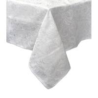 Salonika Blossom Tablecloth White 135 x 180 cm