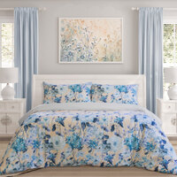 Ardor Peach Blossom Printed Quilt Cover Set Queen