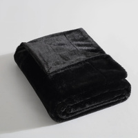 Ardor Benz Faux Fur Soft Plush Throw Rug 130x170cm Cream