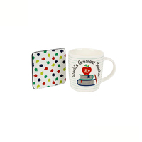 Ladelle World's Greatest Teacher Mug &amp; Coaster