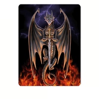 Anne Stoke Dragon Warrior Polar Fleece Throw