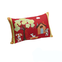 Jiggle &amp; Giggle Oliver Red Filled Oblong Cushion 30cm x 50cm