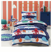 Jiggle &amp; Giggle Sea Creature Quilt Cover Set Double