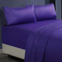 1000tc egyptian cotton sheet set 1 queen violet