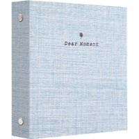 LIFEBEA 100 Pockets Mini Photo Album - Picture Case for Fujifilm Instax Film 7 8 9 11 12 25 40 50 70 90 Instant Camera &amp; Name Card - Light Blue