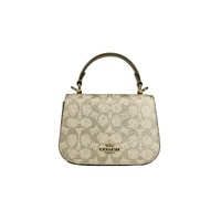 COACH Women's Lysa Top Handle Bag Crossbody Champagne Gold - One Size