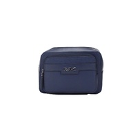 Michael Kors Women's Cooper Small Navy Blue Smooth Leather Double Zip Belt Bag - One Size