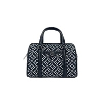 Michael Kors Women's Small Leather Duffle Crossbody Bag Black - One Size