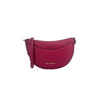 Michael Kors Women's Dover Small Pink Half Moon Crossbody Bag Purse - One Size