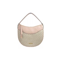 Michael Kors Women's Large Dover Half Moon Crossbody Bag Purse Powder Blush Multi - One Size