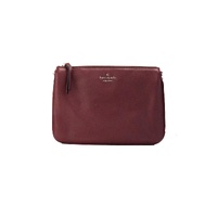 Kate Spade Women's Jackson Cherrywood Leather Triple Gusset Crossbody Handbag Purse - One Size