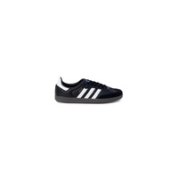 Adidas Men's Black Leather Sneaker - 40 EU