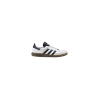 Adidas Men's Black And White Leather Sneaker - 43 1/3