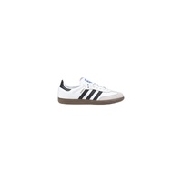 Adidas Women's Black And White Leather Sneaker - 38 EU