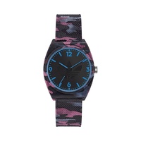 Adidas Unisex&#39;s Multicolor Silicone Watch - One Size