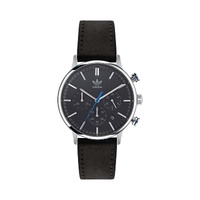 Adidas Men&#39;s Black Leather Watch - One Size