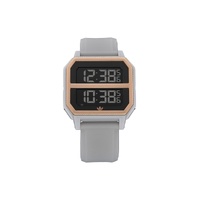 Adidas Men&#39;s Gray Silicone Watch - One Size
