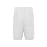 Alpha Studio Men&#39;s White Linen Short - 48 IT