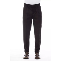 Alpha Studio Men&#39;s Brown Wool Jeans &amp; Pant - 48 IT