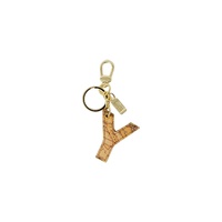 Alviero Martini Prima Classe Women&#39;s Beige Synthetic Leather Keychain - One Size