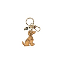 Alviero Martini Prima Classe Women's Beige Leather Keychain - One Size