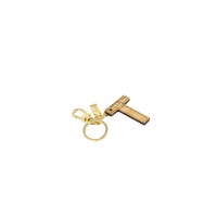 Alviero Martini Prima Classe Women's Beige Leather Keychain - One Size