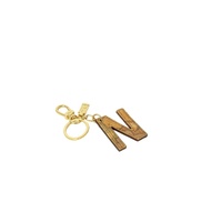 Alviero Martini Prima Classe Women's Beige Leather Keychain - One Size