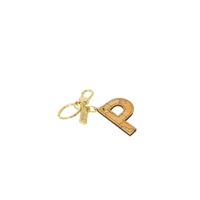 Alviero Martini Prima Classe Women's Beige Leather Keychain - One Size